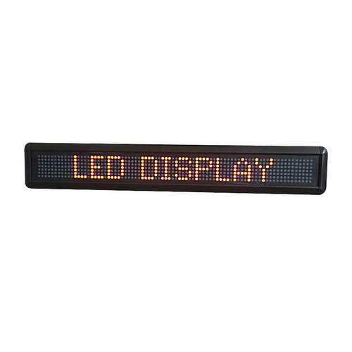 LED display scrolling information highlighting module
