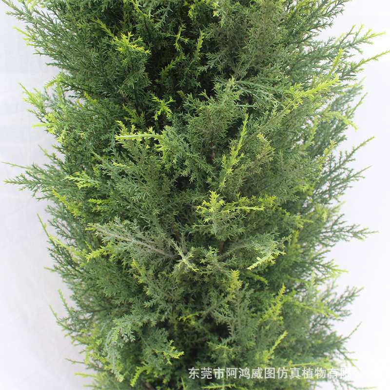 松柏树盆栽松树绿植圣诞树造景树圣诞节装饰摆件跨境供应高仿真