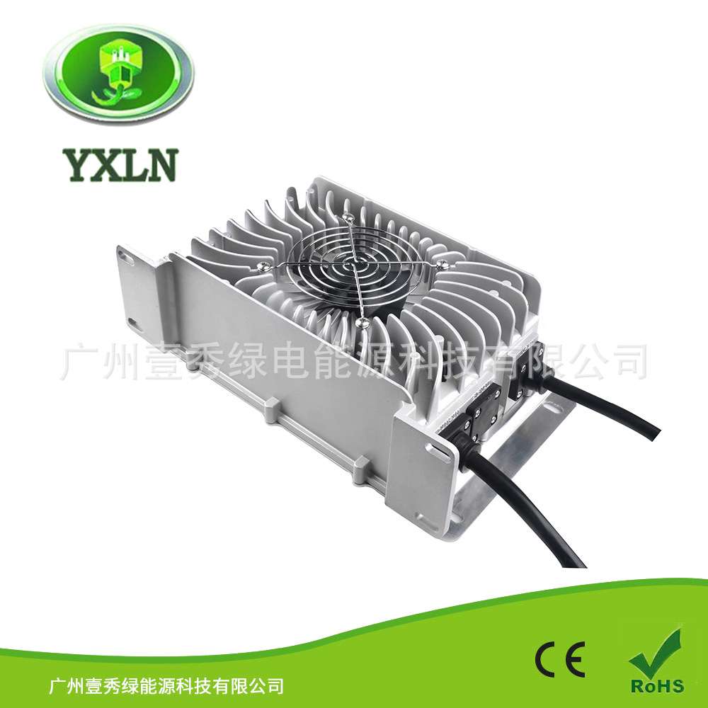 1200W IP67级智能充电器 36V 25A电动叉车铅酸电池智能车载充电器
