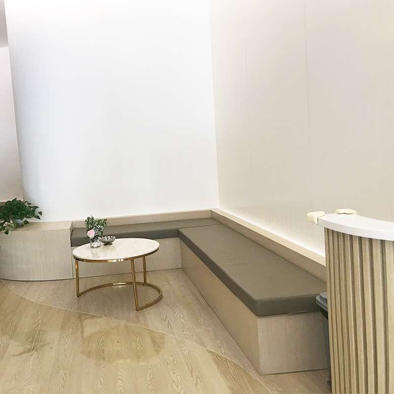 异形创意沙发 简约大方实木长条沙发凳子商用餐饮卡座沙发原木风