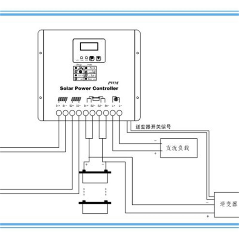 太阳能控制器1g2V24V48V100A120A150A太阳能充电器多重保护