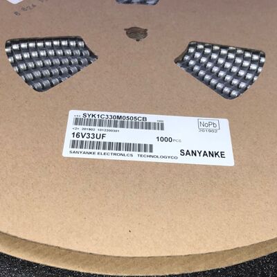 厂家直销贴片电解电容35V100UF 6X7MM一盘1000个/102元