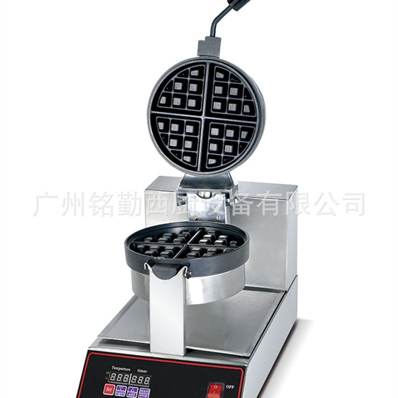 数码电子版电热旋转华夫炉 华夫饼I机 电脑版华夫炉 烤饼机