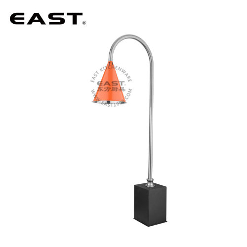 黑色方座橙钢叭形暖菜灯【EAST东方厨具】酒店设备