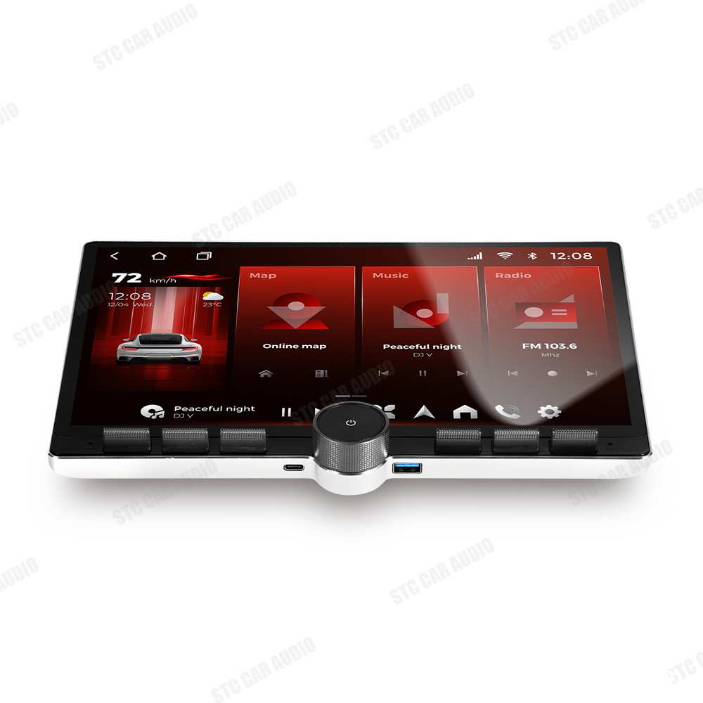 单选钮带按键carplay汽车gps导航仪车载导航一体机高清智能屏