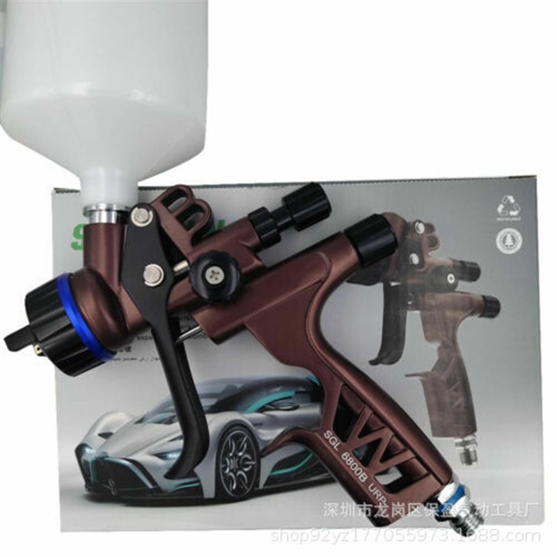 精品上壶气动喷枪LS6800B型汽车木工家具面P漆自动多功能喷涂工具