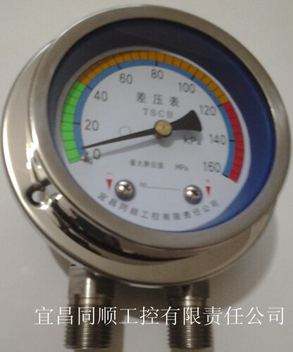不锈钢耐高温径向差压表