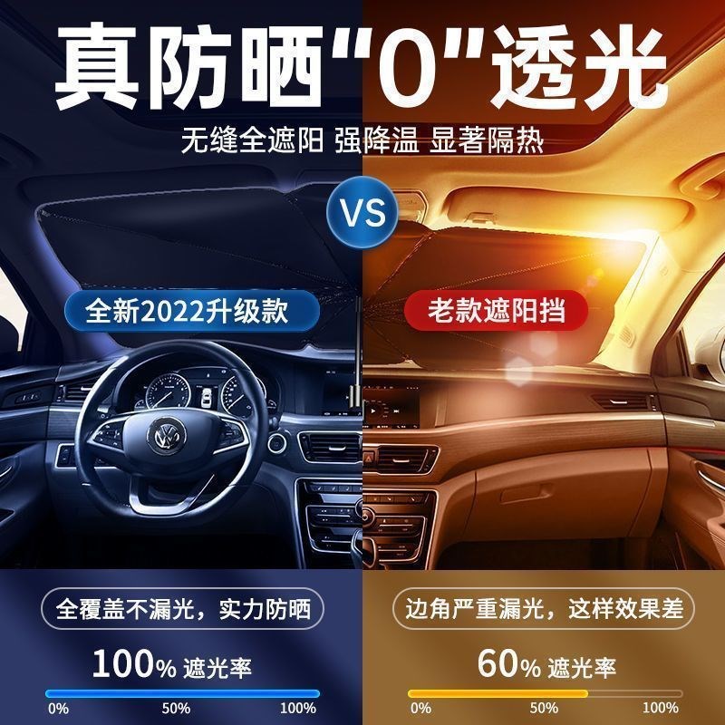 汽车遮阳伞车窗遮阳帘防晒遮阳z挡前档风玻璃板罩车载车用夏天车