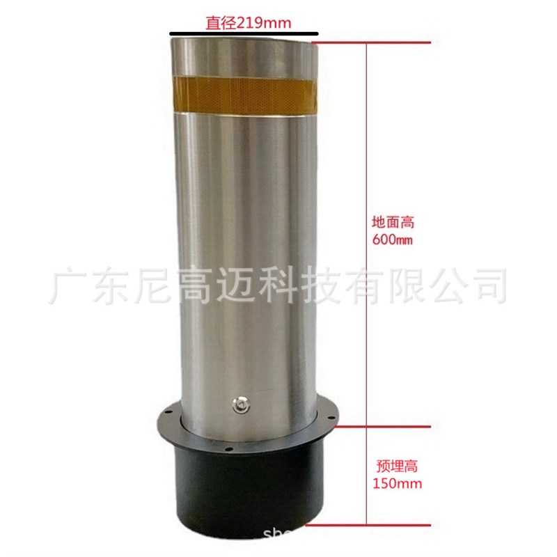 学校小区门口拆卸式固p定桩不锈钢防撞柱可移动车位桩地锁钥匙锁