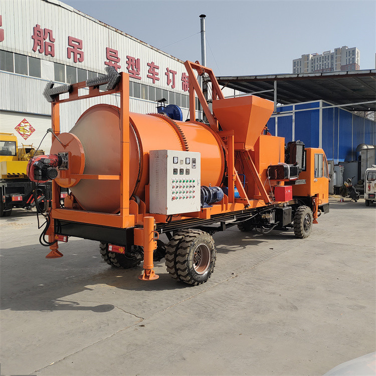 大鼎供应5方沥青拌合机 混合料沥青块加热搅拌设备 自走式路面修
