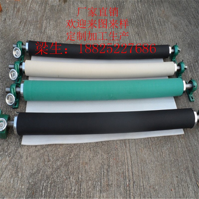 石碣弯型棍石排伸展材y料胶轴横沥平整拉伸轮直销