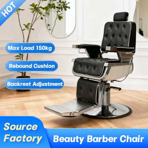 High-end reclining salon chair hair styling chair for barber