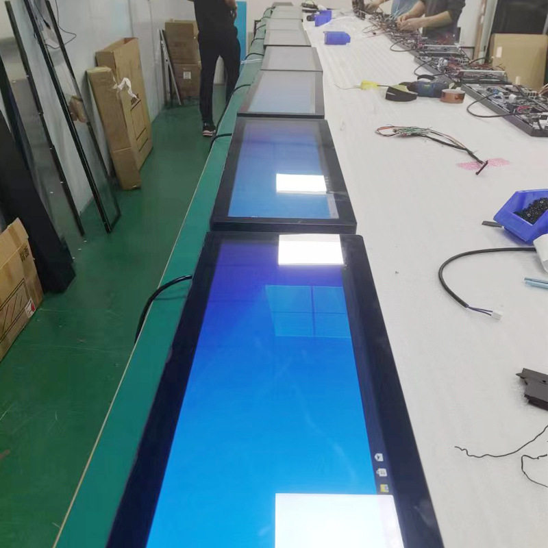 28.6寸2K高清LCD液晶智能壁挂触摸长条显示屏条形屏广告一体机