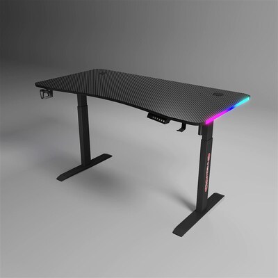 智能电动a升降gaming desk可站立办公桌RGB电竞游戏桌