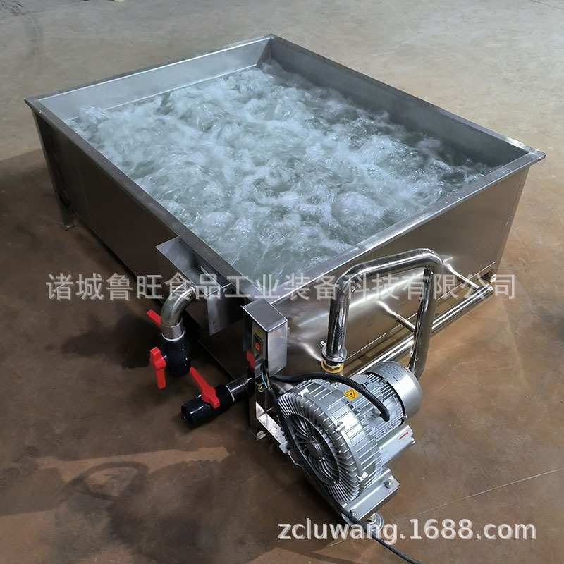 气泡翻浪清洗机 白条鸡去血渍清洗设备 蔬菜去污机