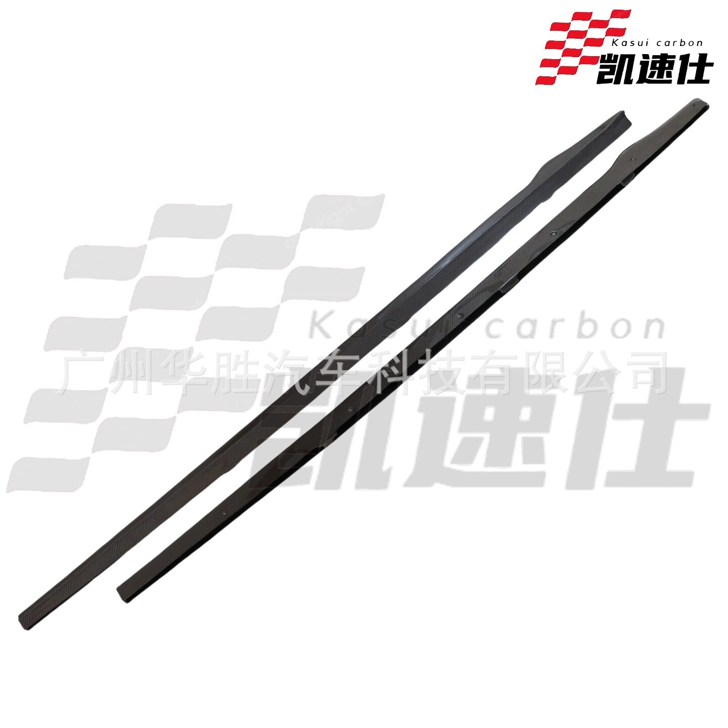 适用宝马3系F30 F35碳纤维OMS侧裙小包围改装侧杠裙边