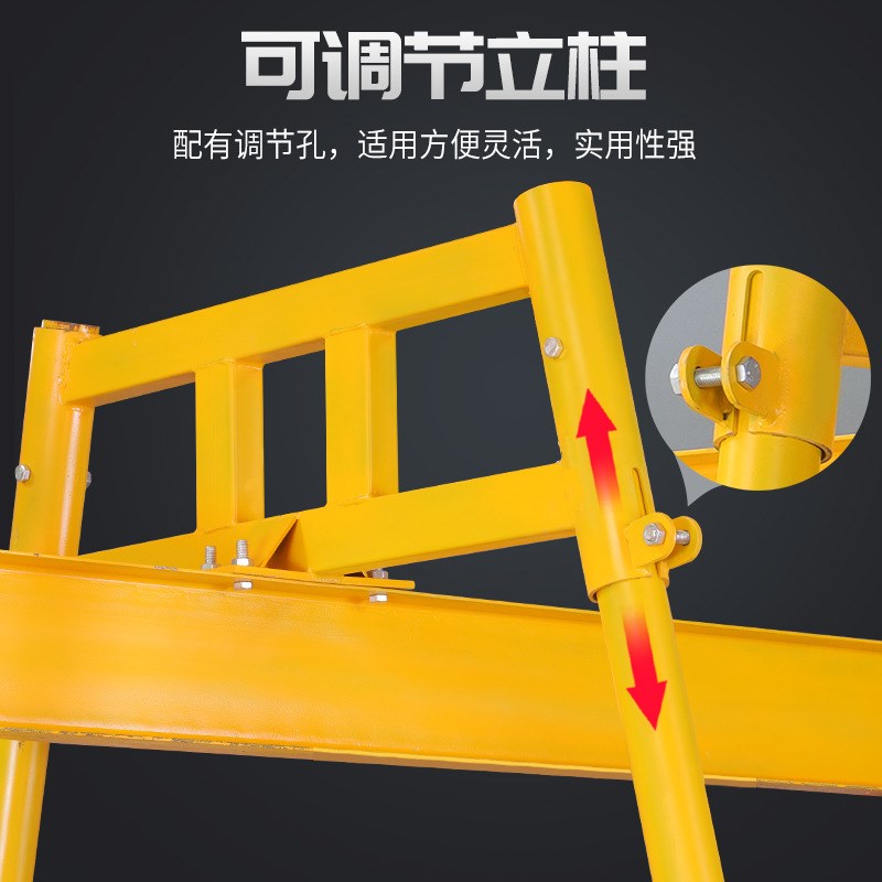 四立柱轨道式起重机吊机家用遥控C室外房顶吊砖机直滑式小型起重