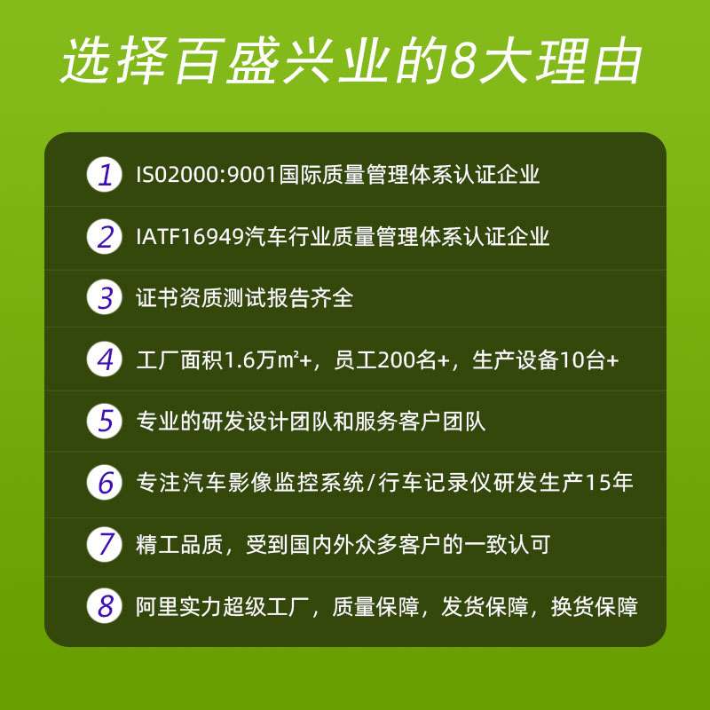 公交车10寸高清4分割数字液晶显示器 卡车高清两路倒车监控显示器