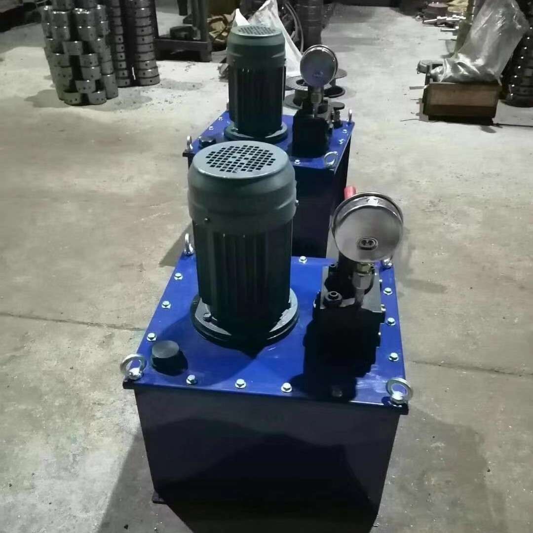 电动液压泵380V中小型升降单元双向液压油缸手动控制液压系统总成
