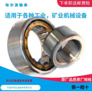 HRB NJ206EM 42206H 哈尔滨短圆柱滚子轴承 内径30mm外径62mm