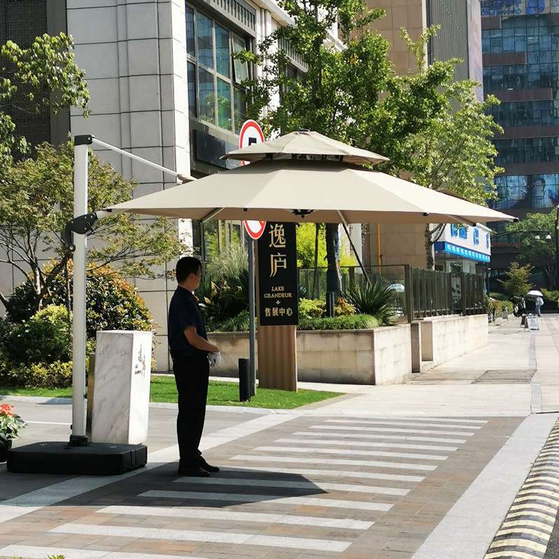 顺伟怡户外遮阳伞庭院伞花园别墅阳台太阳伞大管伞100柱大罗马伞