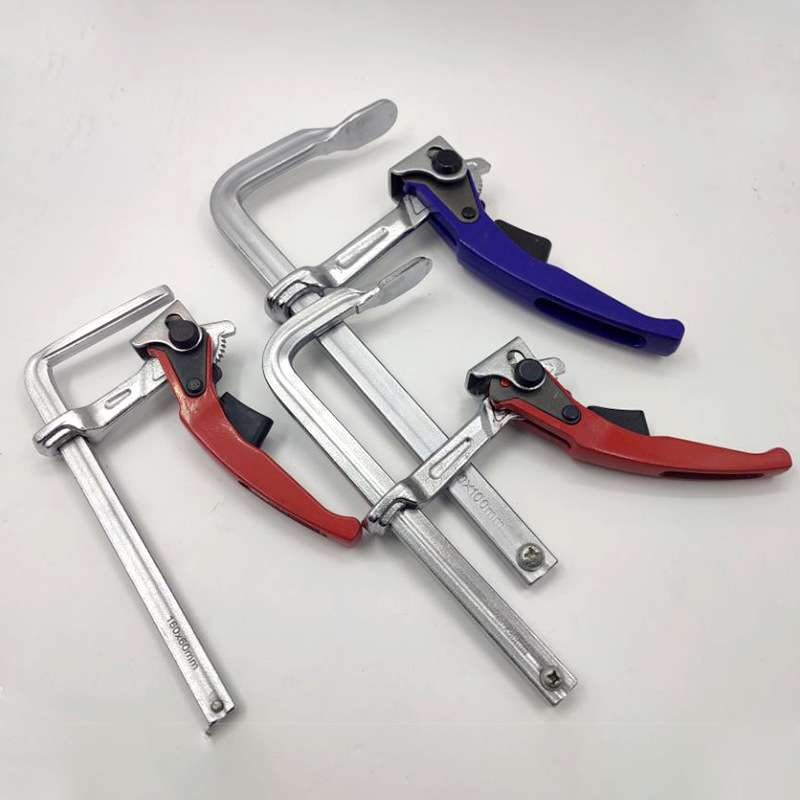 锻造重型棘轮F夹木工固定快速F型夹具模具工装夹头夹紧器大力夹钳