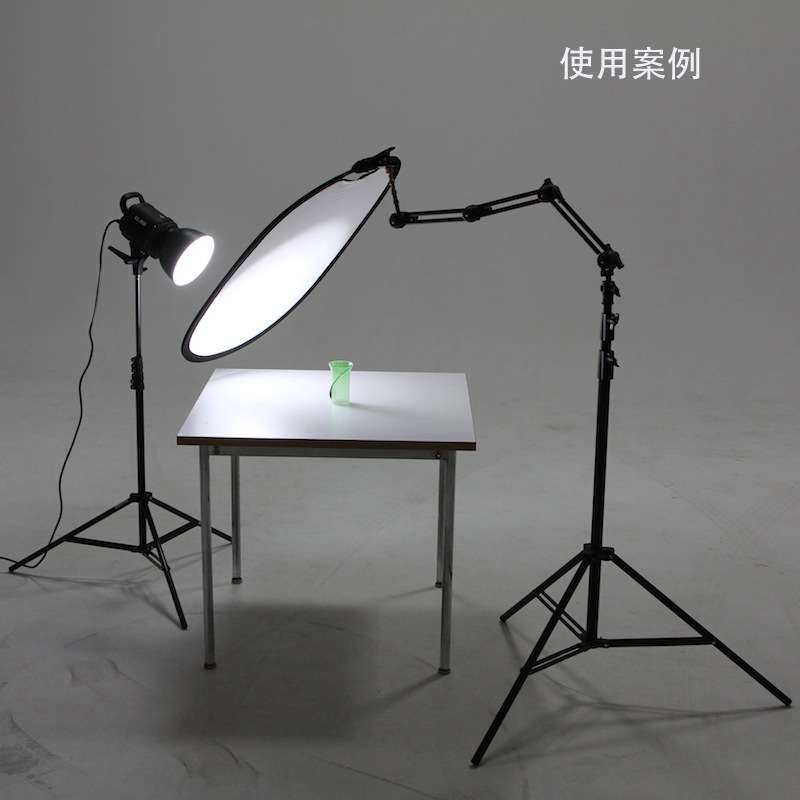 两节双管怪手万向支架魔术手臂摄影延伸杆俯拍直播支撑图曼富相机