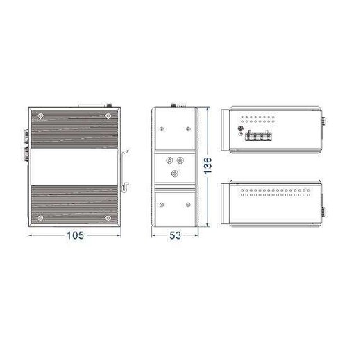 IES2010-2GS 三旺 支持2路千兆光（SFP插槽）8路百兆电 3onedata