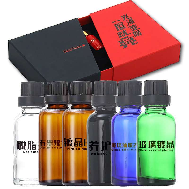 鸿鹏汽车石墨烯陶瓷镀晶涂层超流水镀晶镀膜防水涂层封釉养护车漆