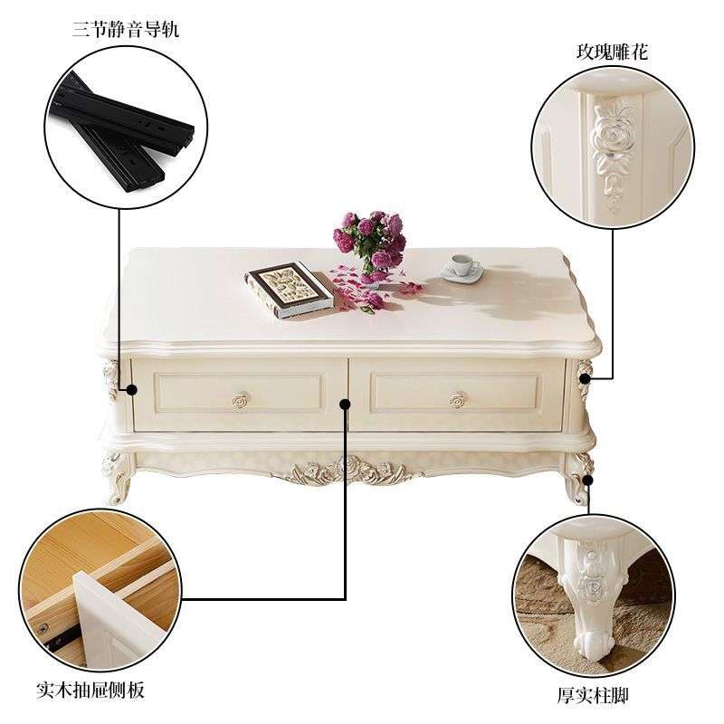欧式电视柜茶几组合客厅电视柜小型简易柜子现代简约地柜家具