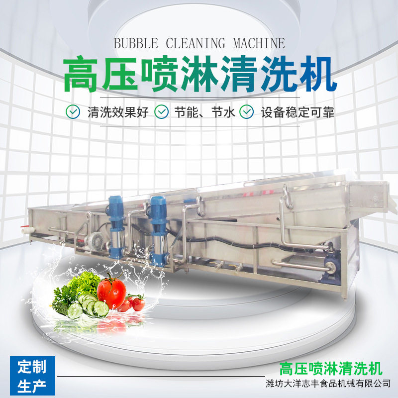 高端不锈钢果蔬清洗流水线现货