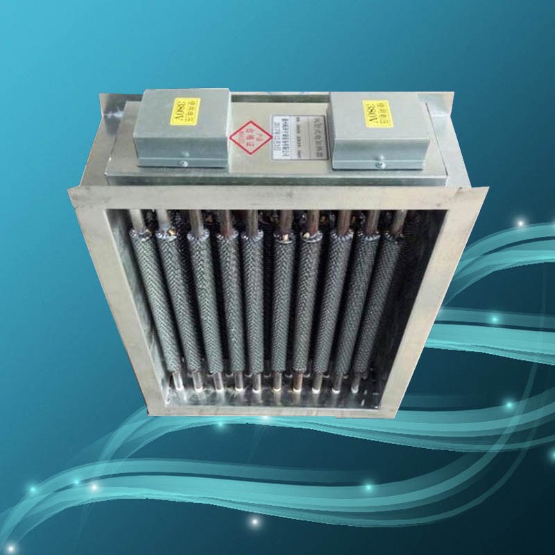 10KW空气辅助陶瓷电加t热器工业风道式电加热器PTC风管式电加热器