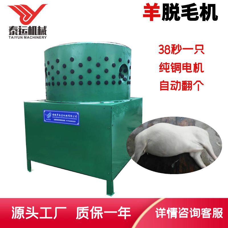 羊脱毛机大型羊狗脱毛机杀羊用脱毛设备圆筒山羊绵羊打毛去毛机器