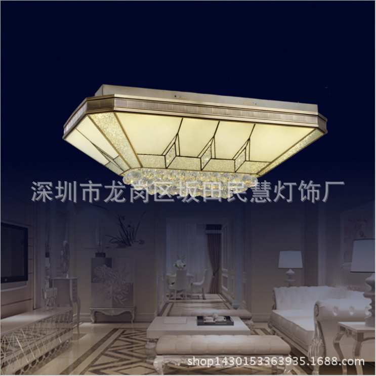 供应 LED全铜焊锡灯 欧式全铜吸顶灯 全铜玻璃吸顶灯
