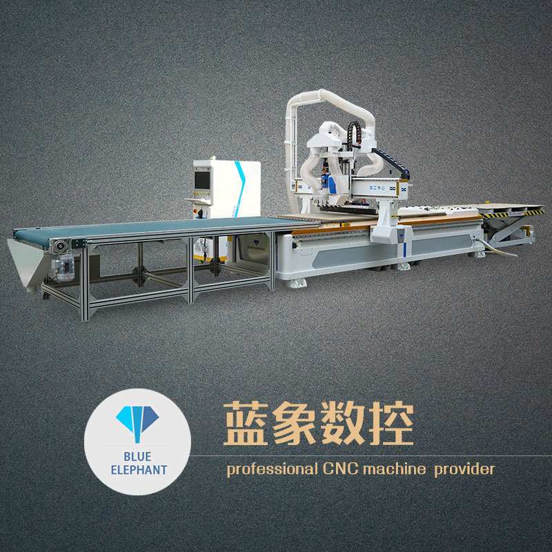 自动上下料数控开料机 全自动开料机 木工机械开料机 蓝象数控