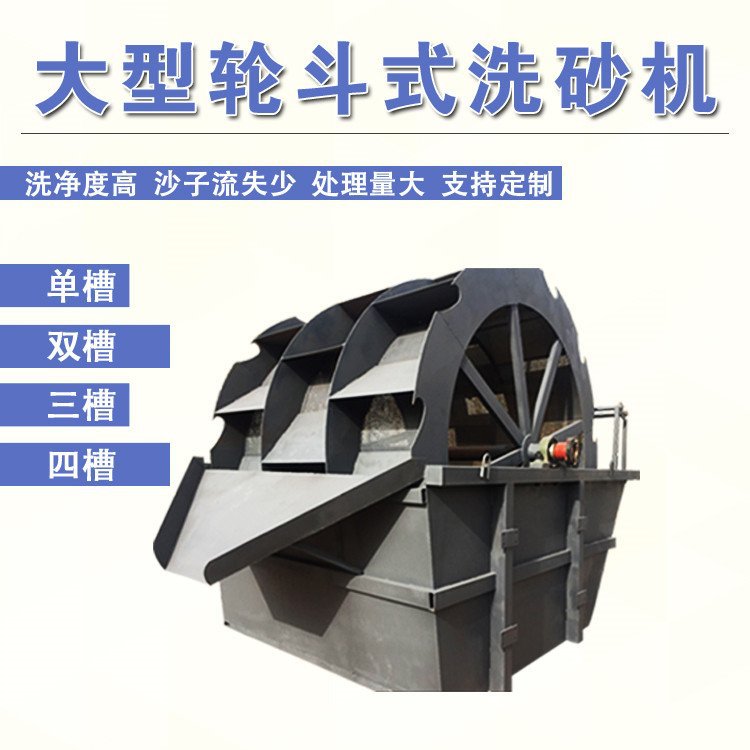 大型全自动风车式洗砂一体机
