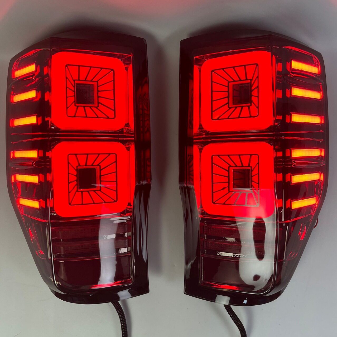 适用于福特 RANGER皮卡 T6 T7 T8 改装LED尾灯总成后杠刹车倒车灯