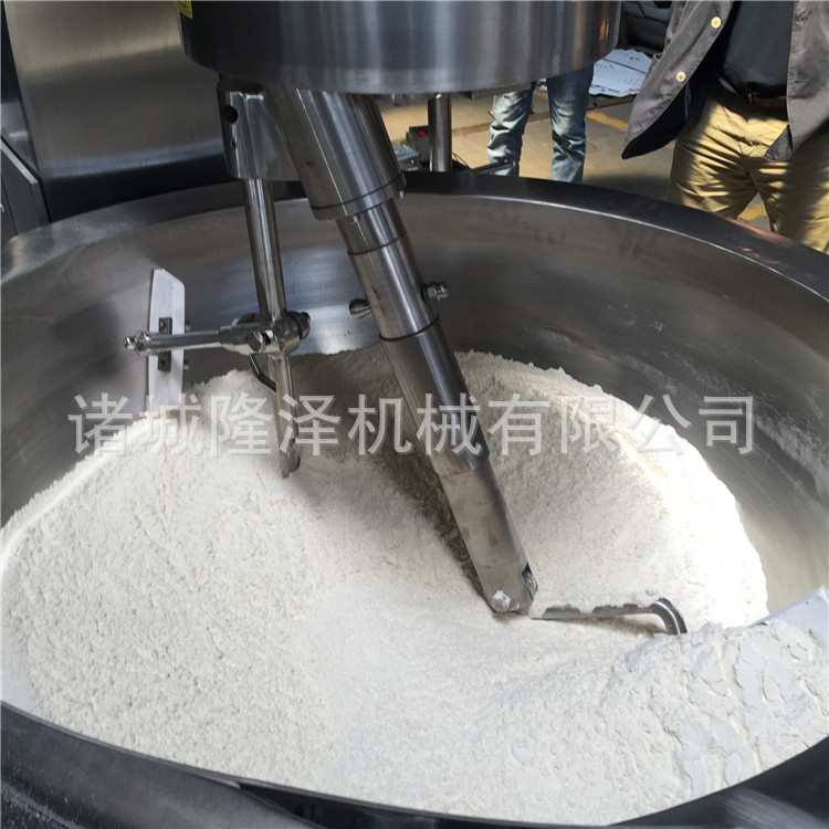 行星搅拌夹层锅全自动火锅底料炒锅电磁加热夹层锅