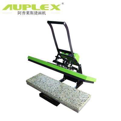 ribbon sublimation heat press printing machine with feeding