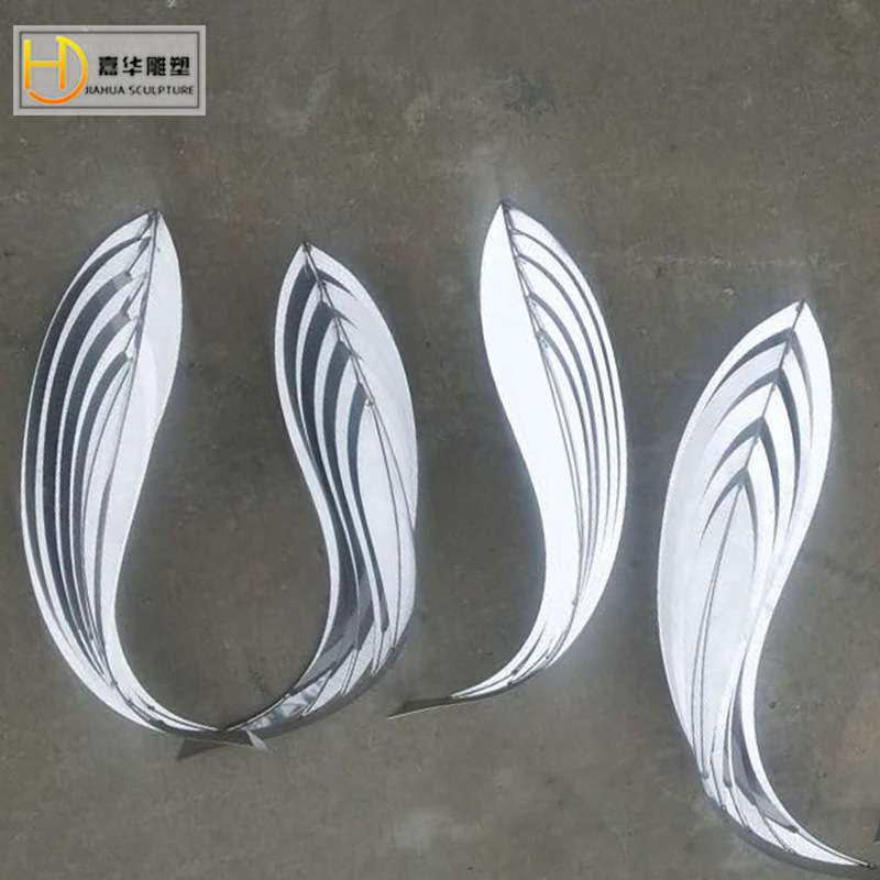 不锈钢小鱼摆件售楼处户外水池水景金属雕塑工艺品园林摆设装饰品