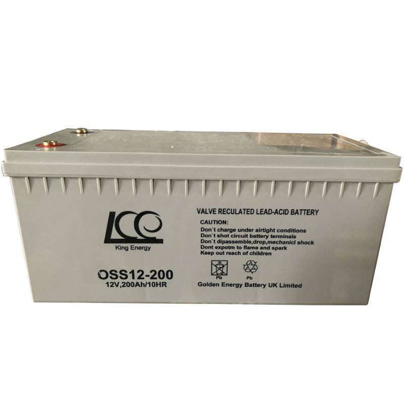 KE蓄电池SS12-200 免维护计算机船舶光伏发电/太阳能储能12V200AH