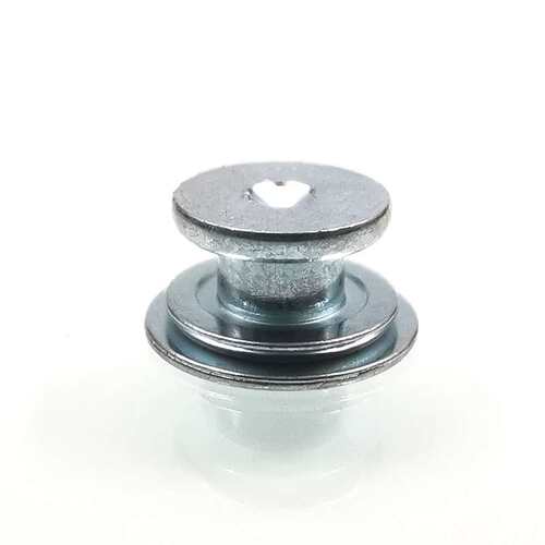 HSKS-R1.5/R2/R2.5-2.5/3.2/4铁镀锌定位支撑柱间隔柱定位销 螺柱