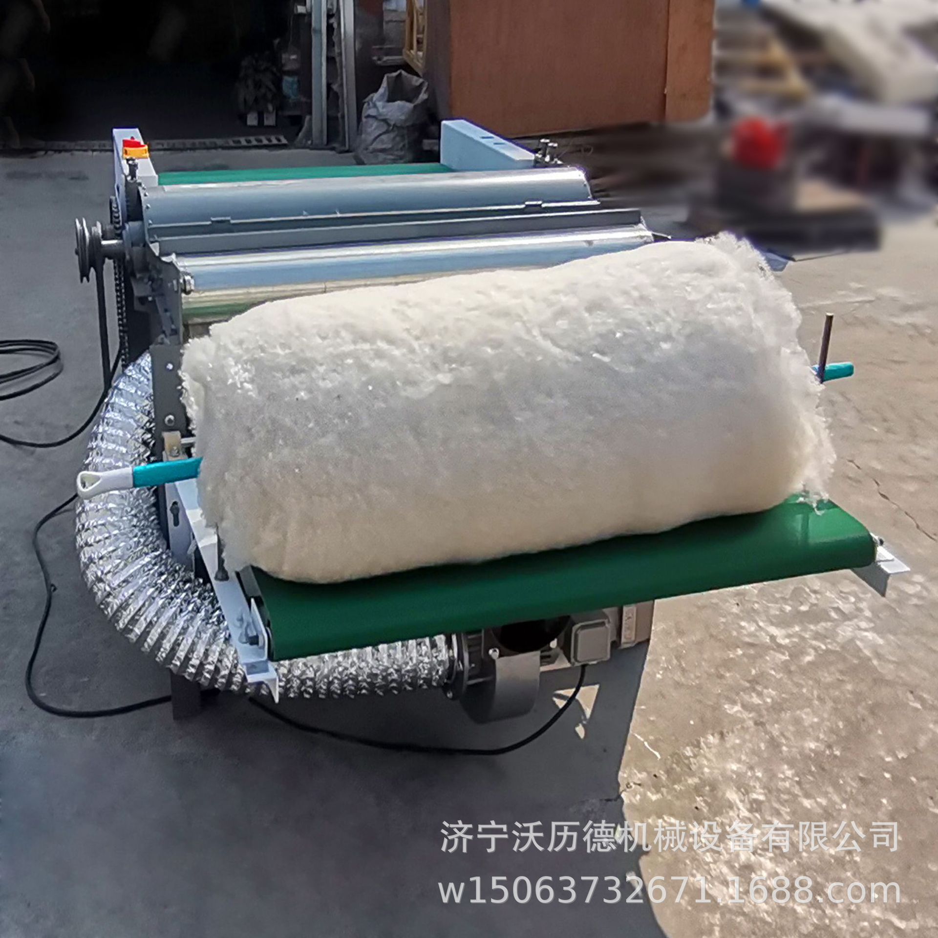 单辊80型棉花丝绵梳理弹花机 棉被加工机械 旧被翻新弹花机
