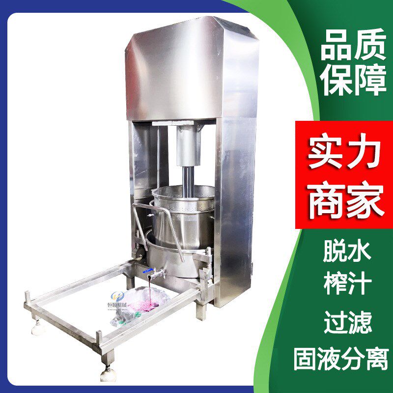 川贝梨膏过滤杂质压榨机 液压式橙子汁分N离榨汁机 米酒压榨机
