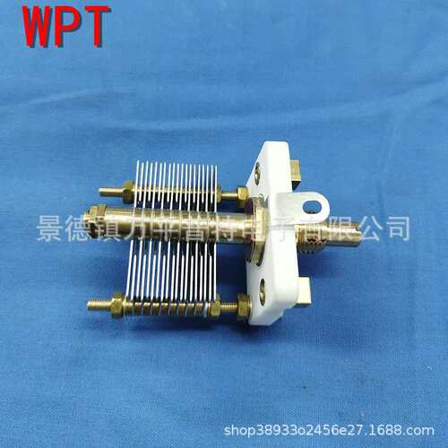 CW1-G-100片式空气介质可变电容器调谐射频电源高频加热电容器