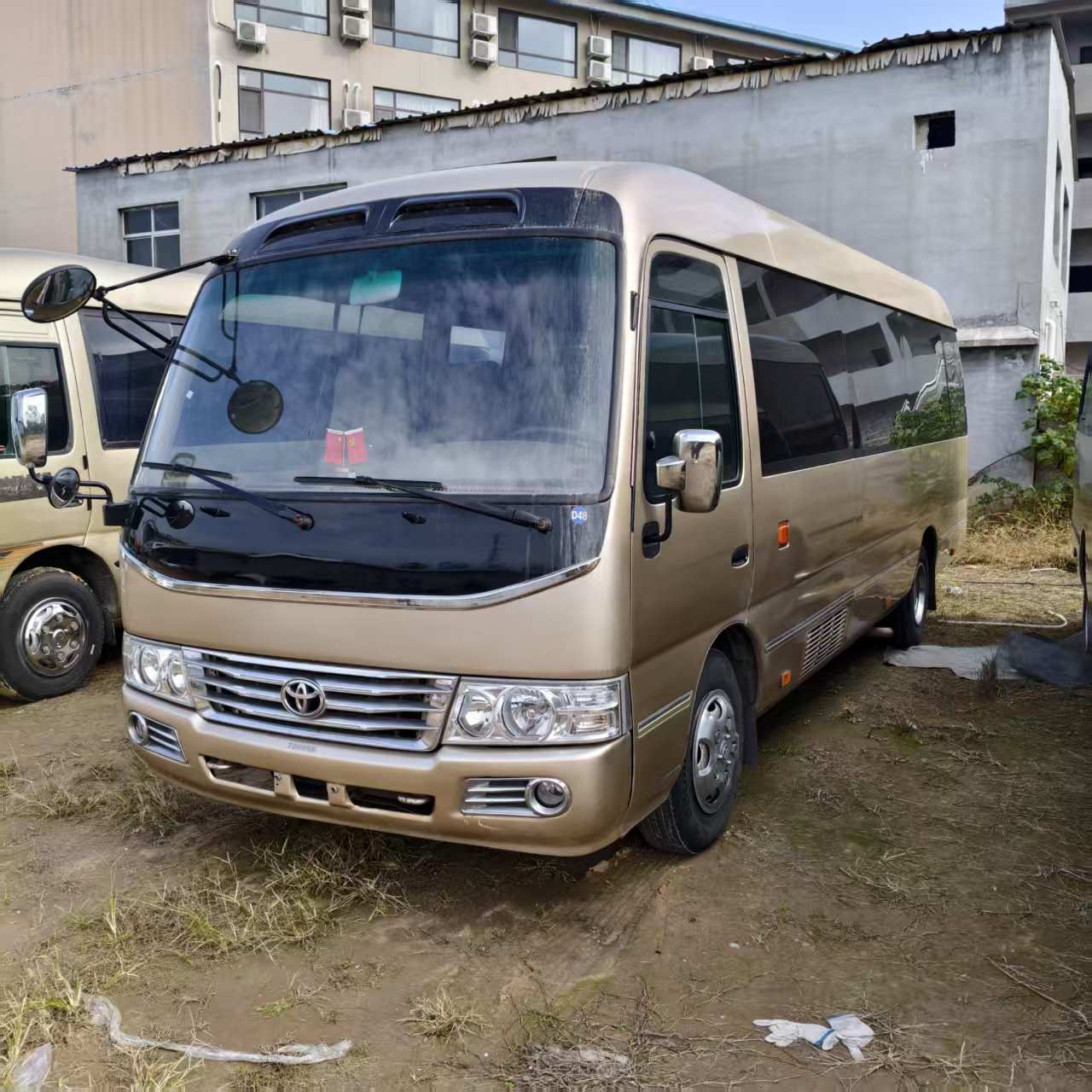 出口丰田考斯特中小型客车 19座23座舒适座椅 电动门海狮14座商务