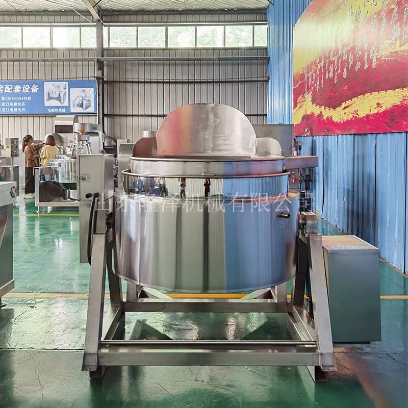 电加热卤肉加工煮锅 隆泽螺蛳卤煮锅 猪蹄牛肉卤制品加工设备