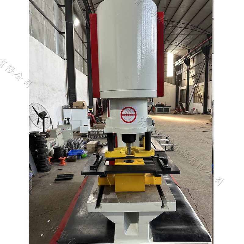 120T液压型联合冲剪机角v钢槽钢剪切下料机隧道桥梁施工型材切断