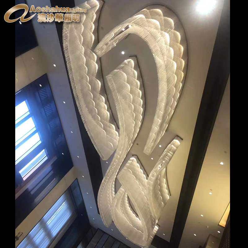 Люстра水晶吊灯 别墅灯Lustre 楼梯间吊灯Chandelier