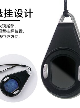 M8081电子便携式显微镜数码显示屏带LED灯15倍2T0倍30倍按键切换